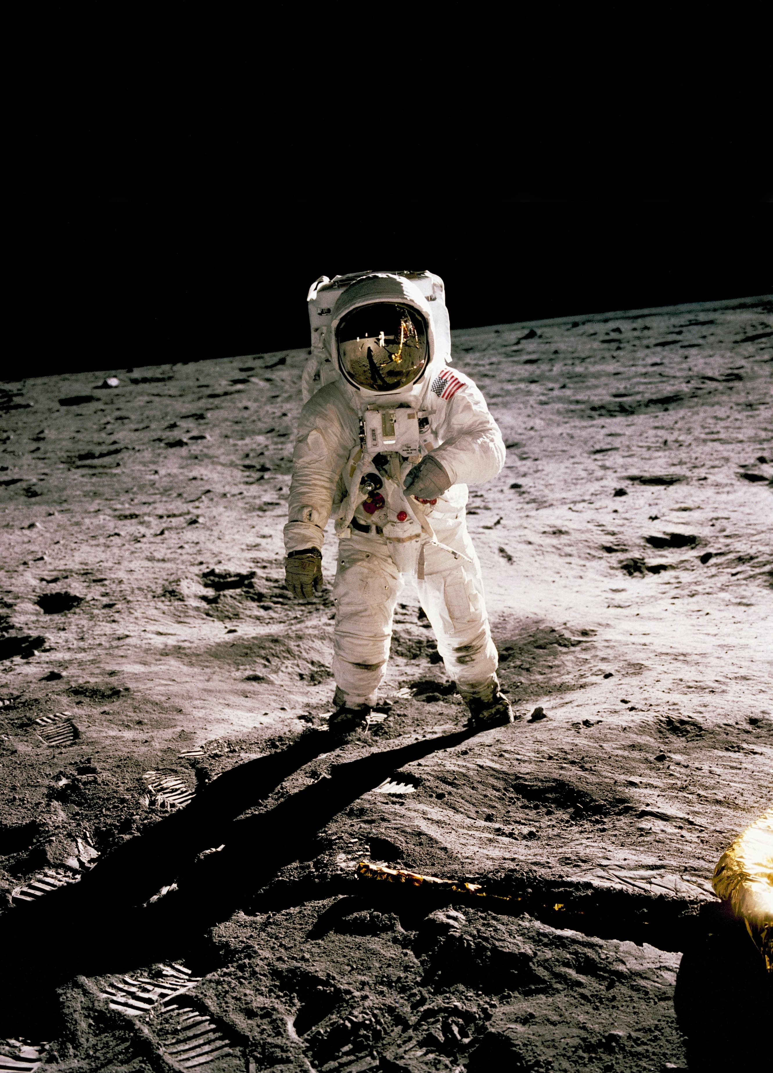 Moon landing backdrop